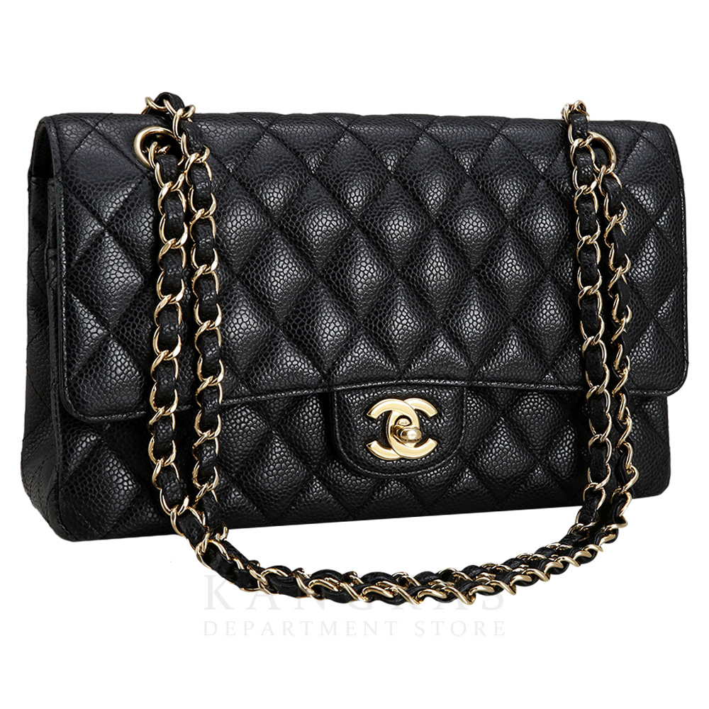 CHANEL(USED)샤넬 클래식 캐비어 미듐