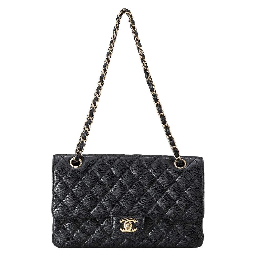 CHANEL(USED)샤넬 클래식 캐비어 미듐