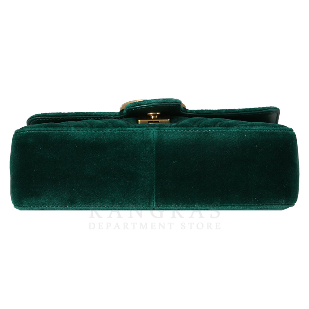 GUCCI(USED)구찌 446744 GG마몽 마틀라세 미니 벨벳 숄더백