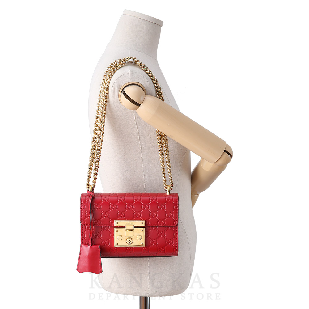 GUCCI(USED)구찌 409487 씨마 패드락 체인 숄더백