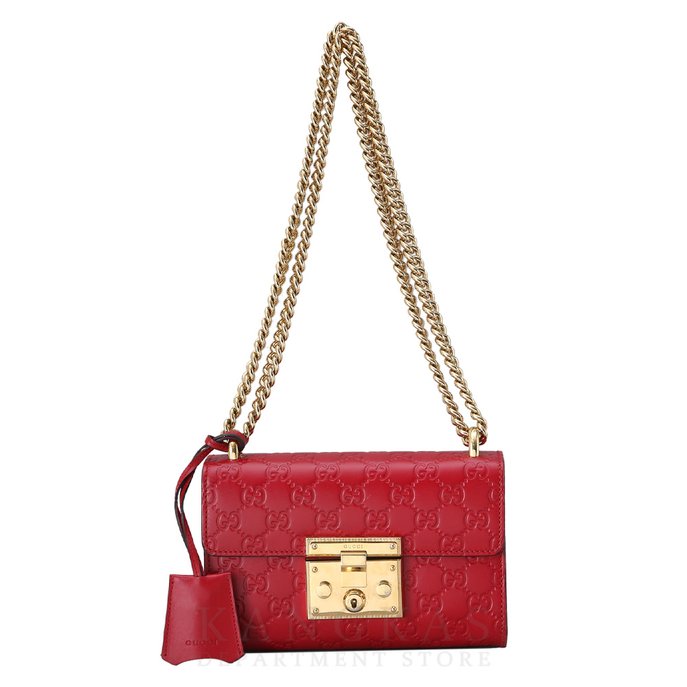 GUCCI(USED)구찌 409487 씨마 패드락 체인 숄더백