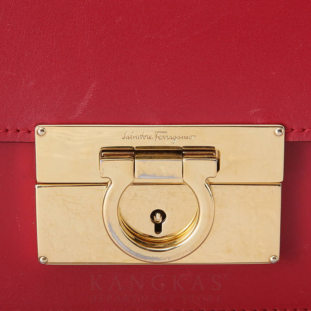 FERRAGAMO(USED)페레가모 간치니 플랩 미니 숄더백