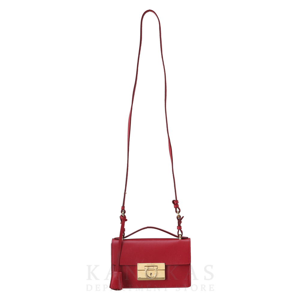 FERRAGAMO(USED)페레가모 간치니 플랩 미니 숄더백