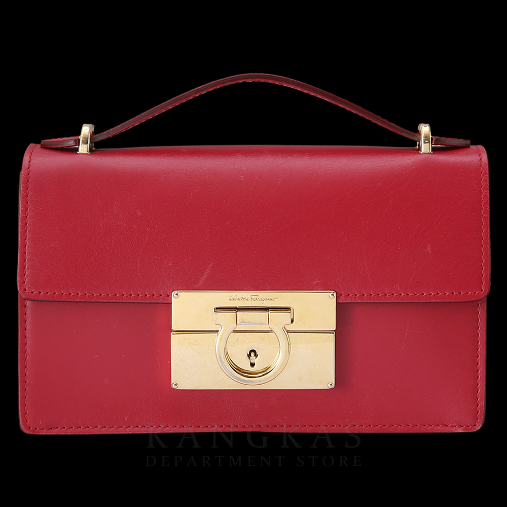 FERRAGAMO(USED)페레가모 간치니 플랩 미니 숄더백