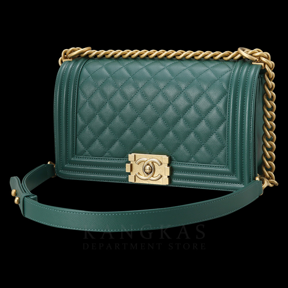 CHANEL(USED)샤넬 보이샤넬 캐비어 미듐