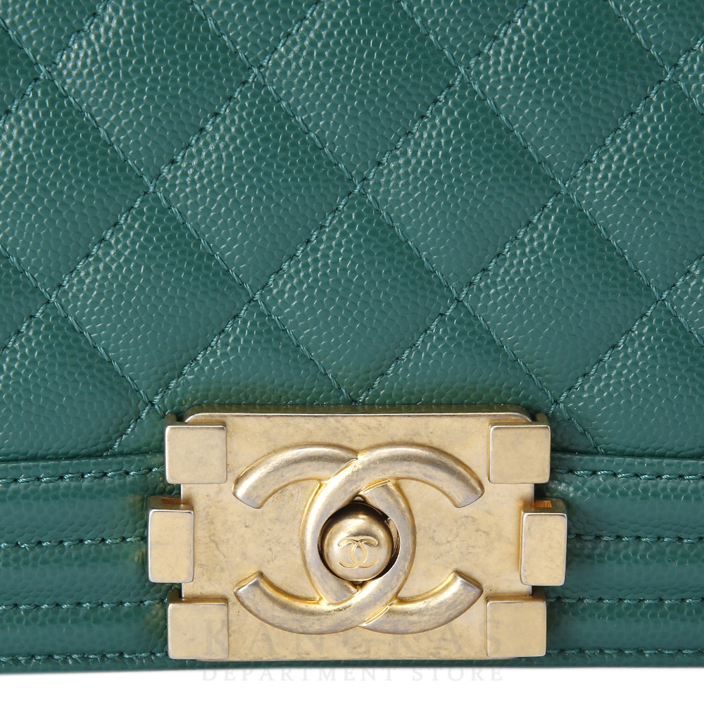 CHANEL(USED)샤넬 보이샤넬 캐비어 미듐