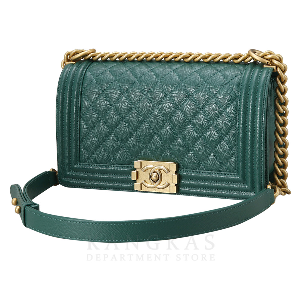 CHANEL(USED)샤넬 보이샤넬 캐비어 미듐
