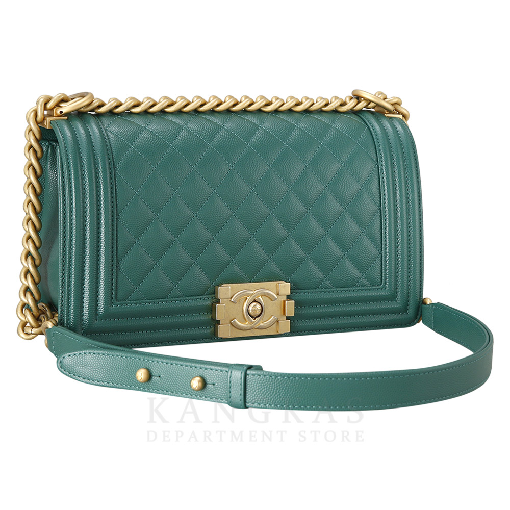 CHANEL(USED)샤넬 보이샤넬 캐비어 미듐