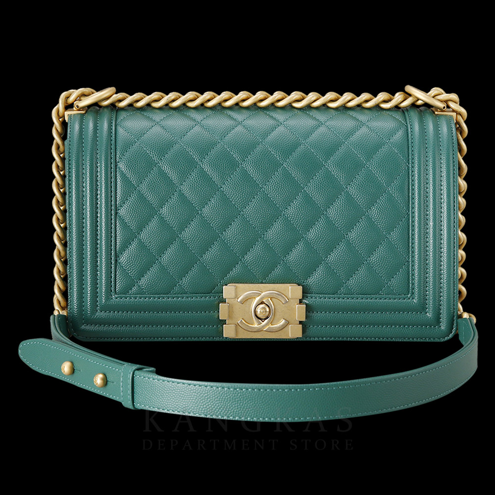 CHANEL(USED)샤넬 보이샤넬 캐비어 미듐