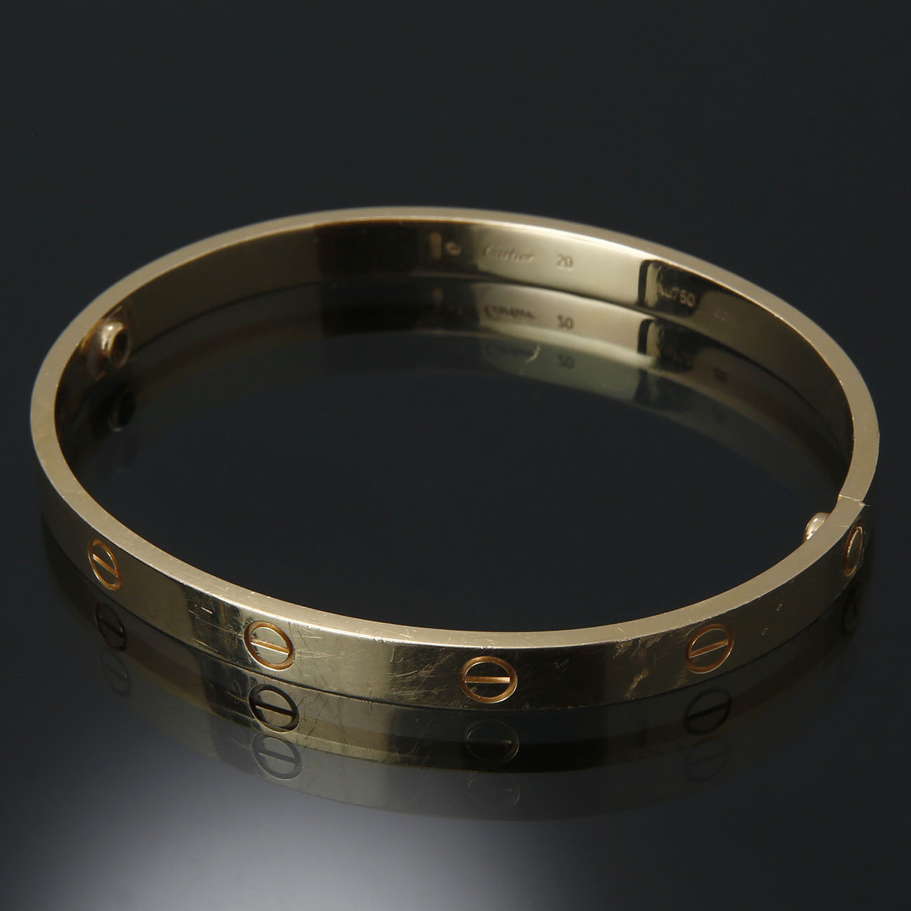 CARTIER(USED)까르띠에 러브 브레이슬릿 #20