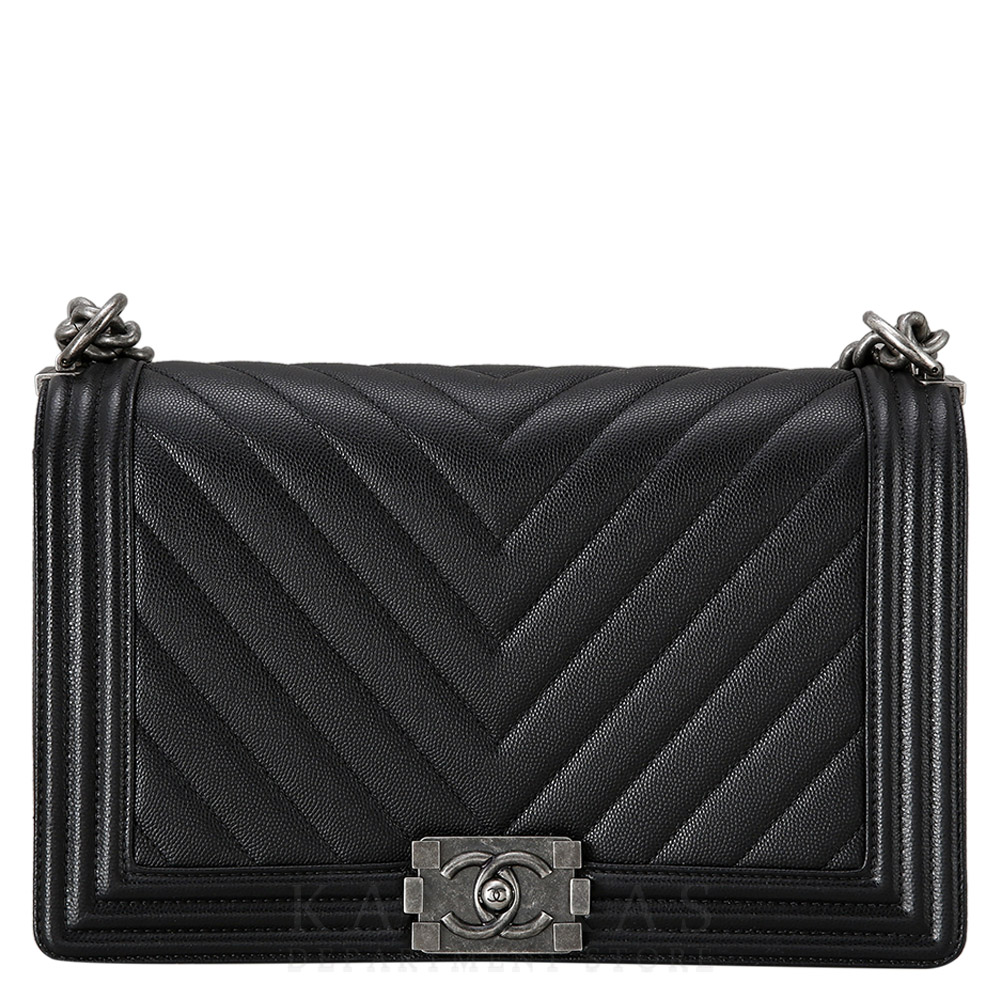 CHANEL(USED)샤넬 보이샤넬 쉐브론 뉴미듐