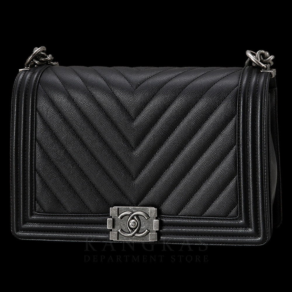 CHANEL(USED)샤넬 보이샤넬 쉐브론 뉴미듐