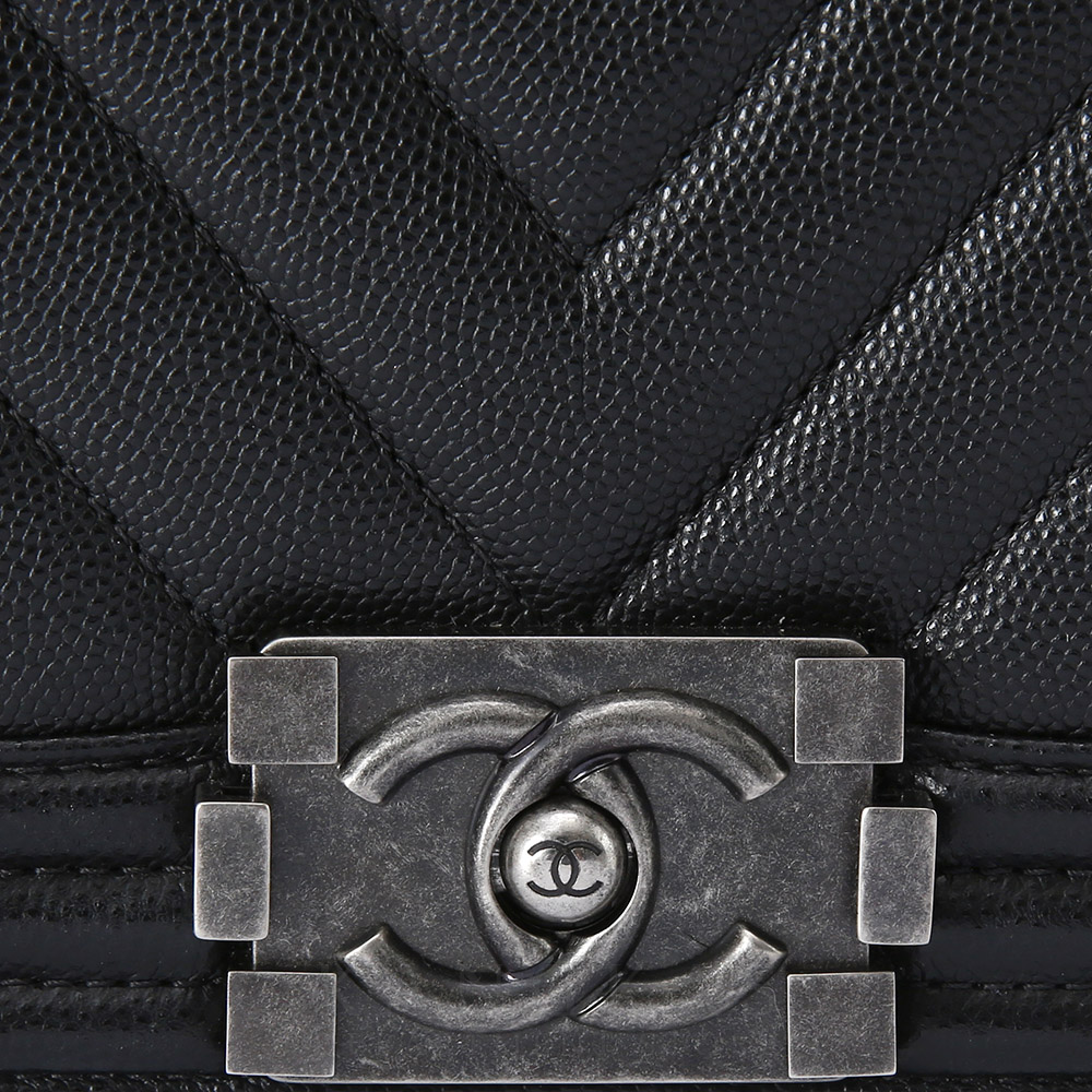 CHANEL(USED)샤넬 보이샤넬 쉐브론 뉴미듐