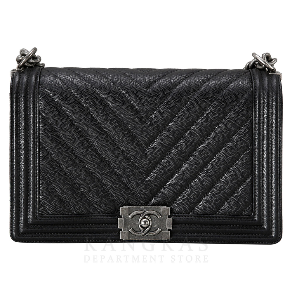 CHANEL(USED)샤넬 보이샤넬 쉐브론 뉴미듐