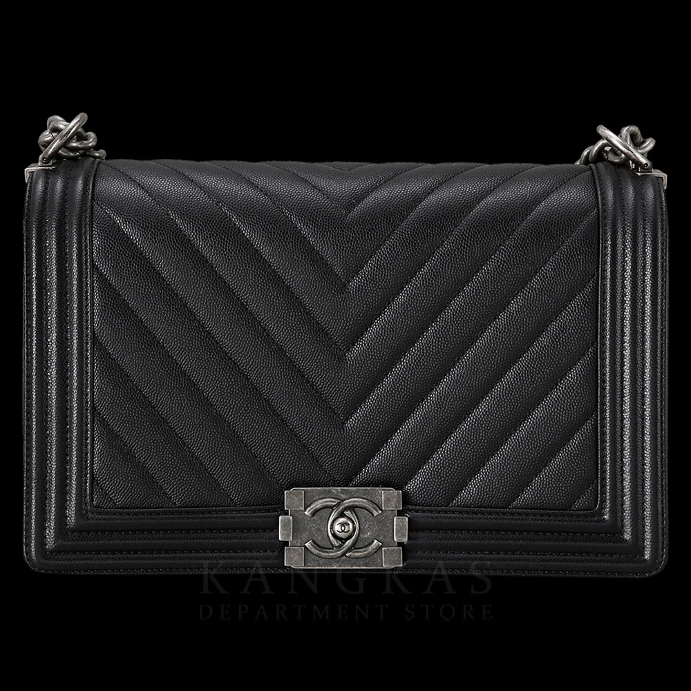 CHANEL(USED)샤넬 보이샤넬 쉐브론 뉴미듐