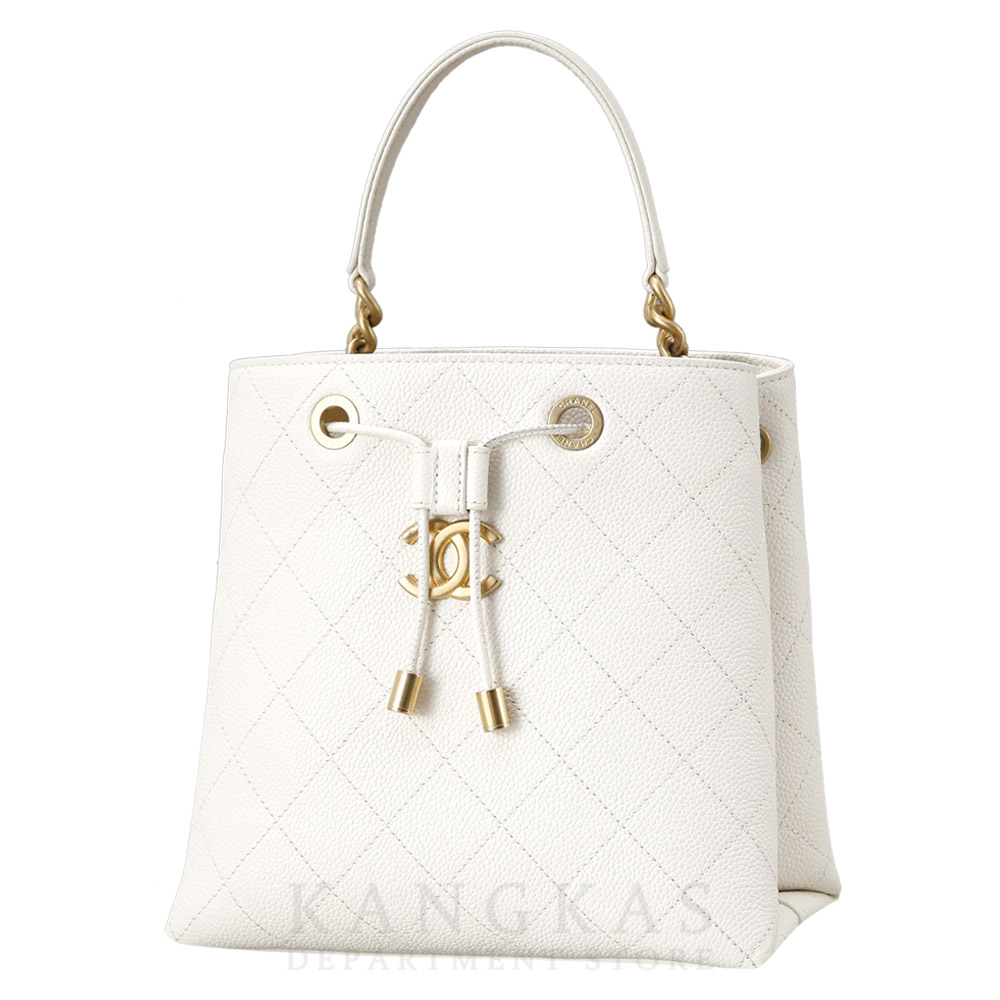 CHANEL(USED)샤넬 시즌 캐비어 드로스트링