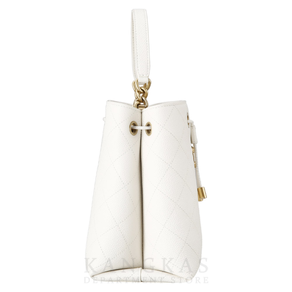 CHANEL(USED)샤넬 시즌 캐비어 드로스트링