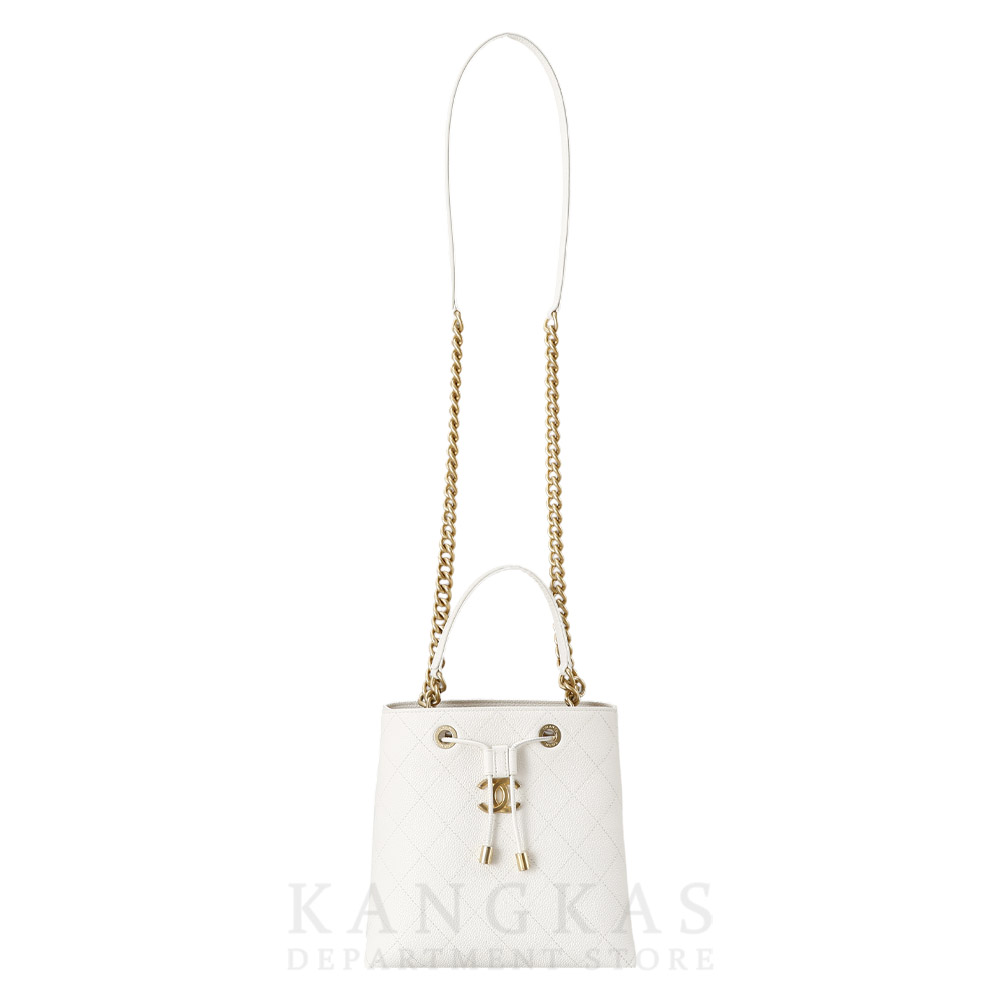 CHANEL(USED)샤넬 시즌 캐비어 드로스트링