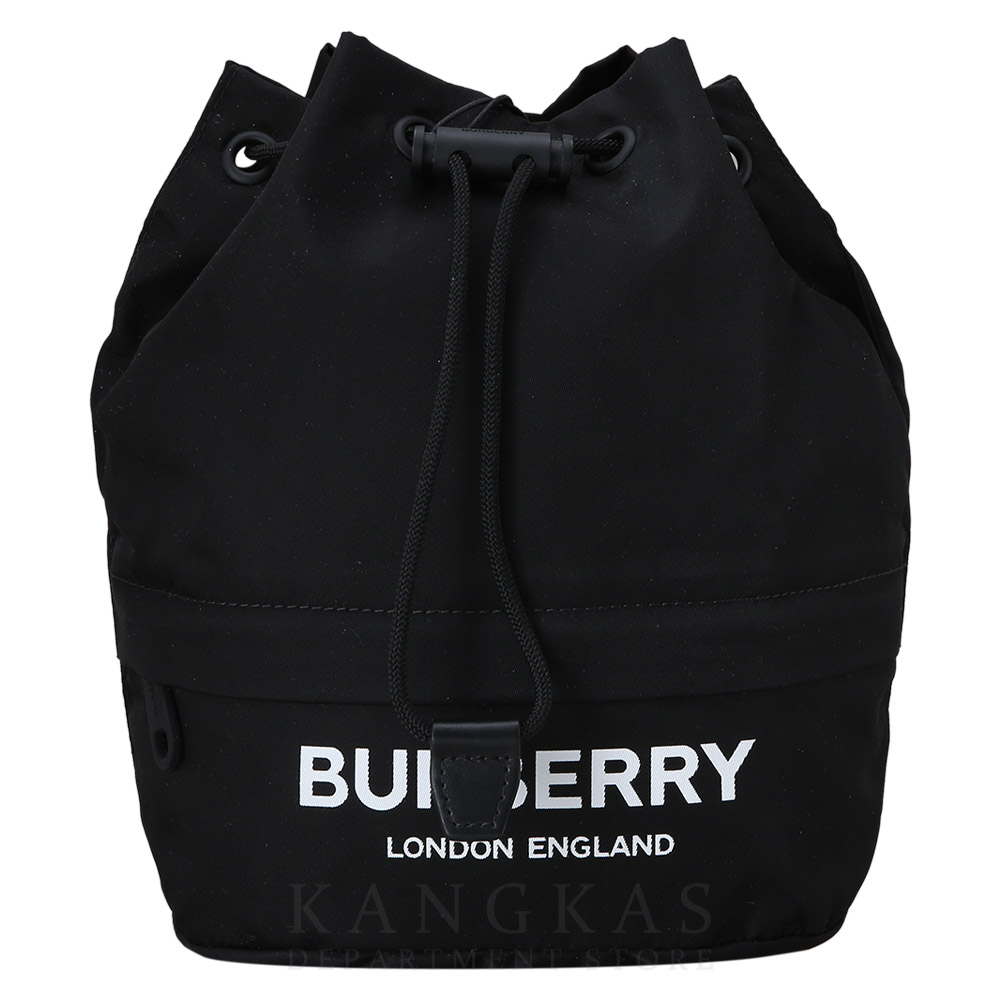 BURBERRY(USED)버버리 로고 패브릭 버킷백