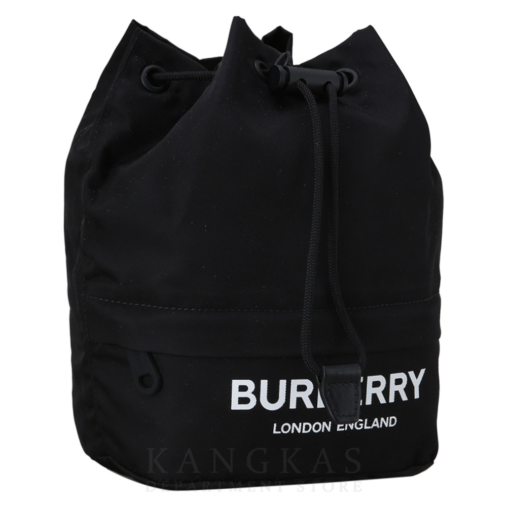 BURBERRY(USED)버버리 로고 패브릭 버킷백