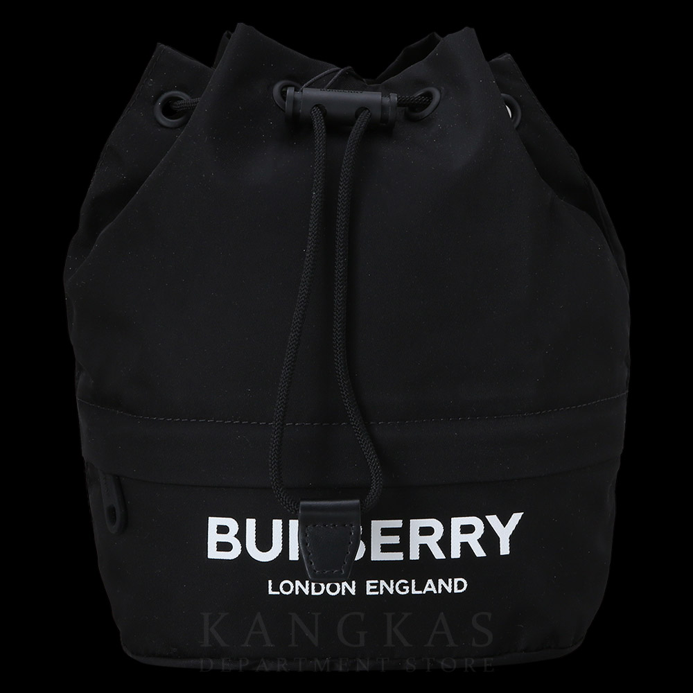 BURBERRY(USED)버버리 로고 패브릭 버킷백