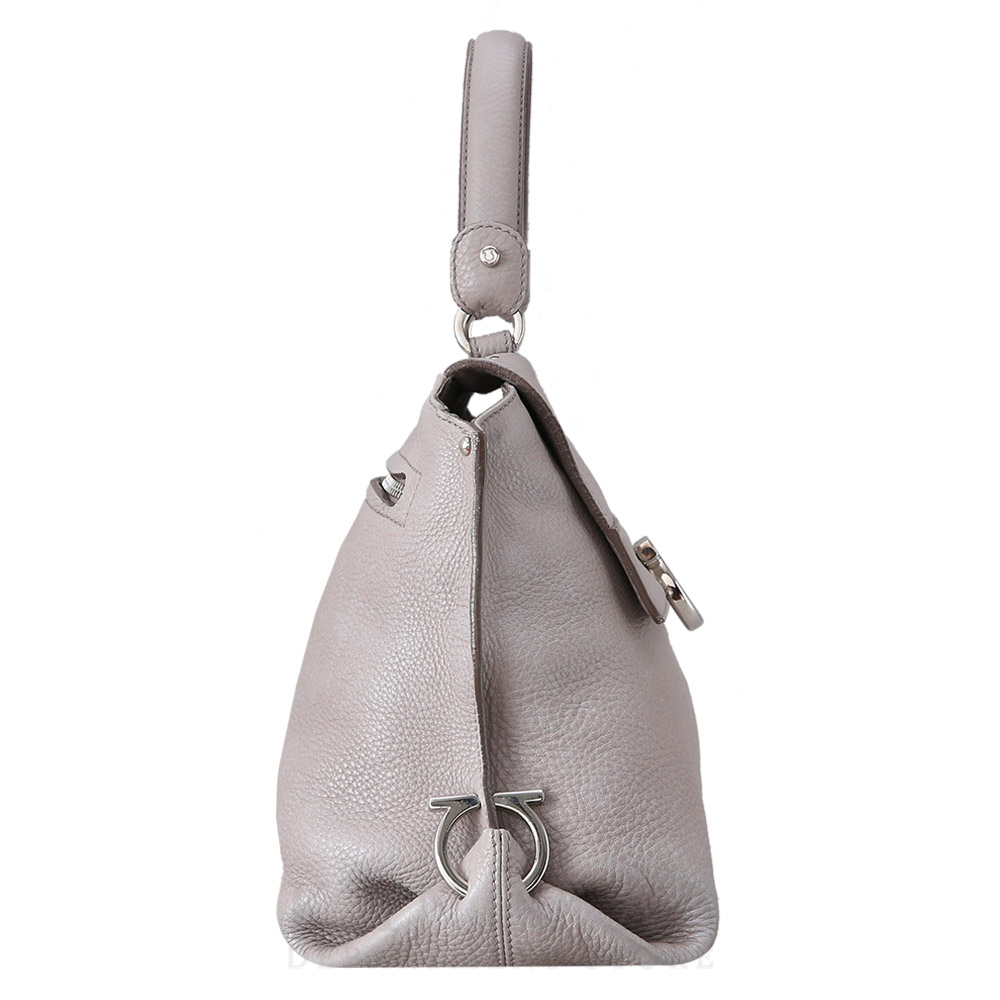 FERRAGAMO(USED)페레가모 간치니 플랩 탑 핸들백