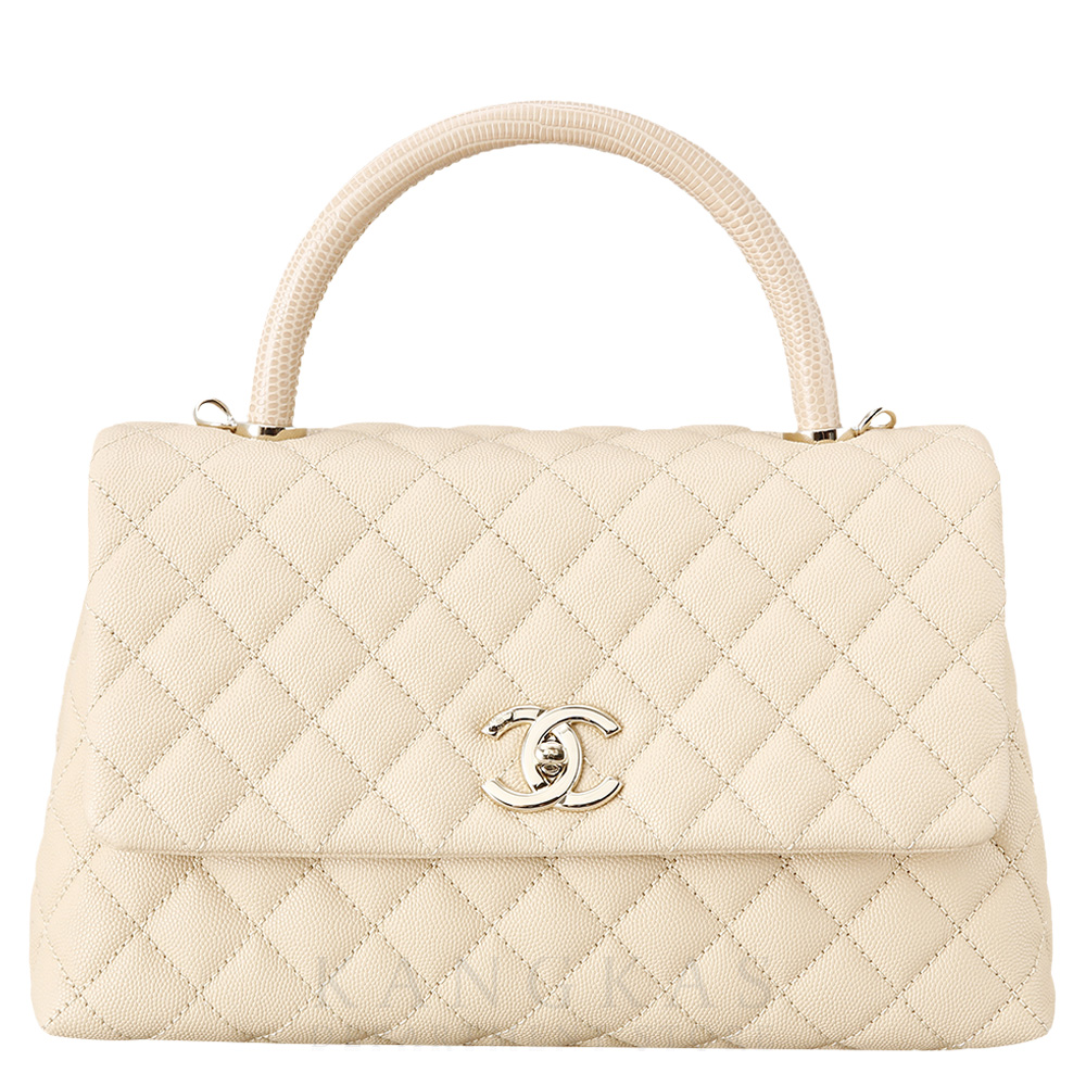 CHANEL(USED)샤넬 캐비어 코코핸들 미듐