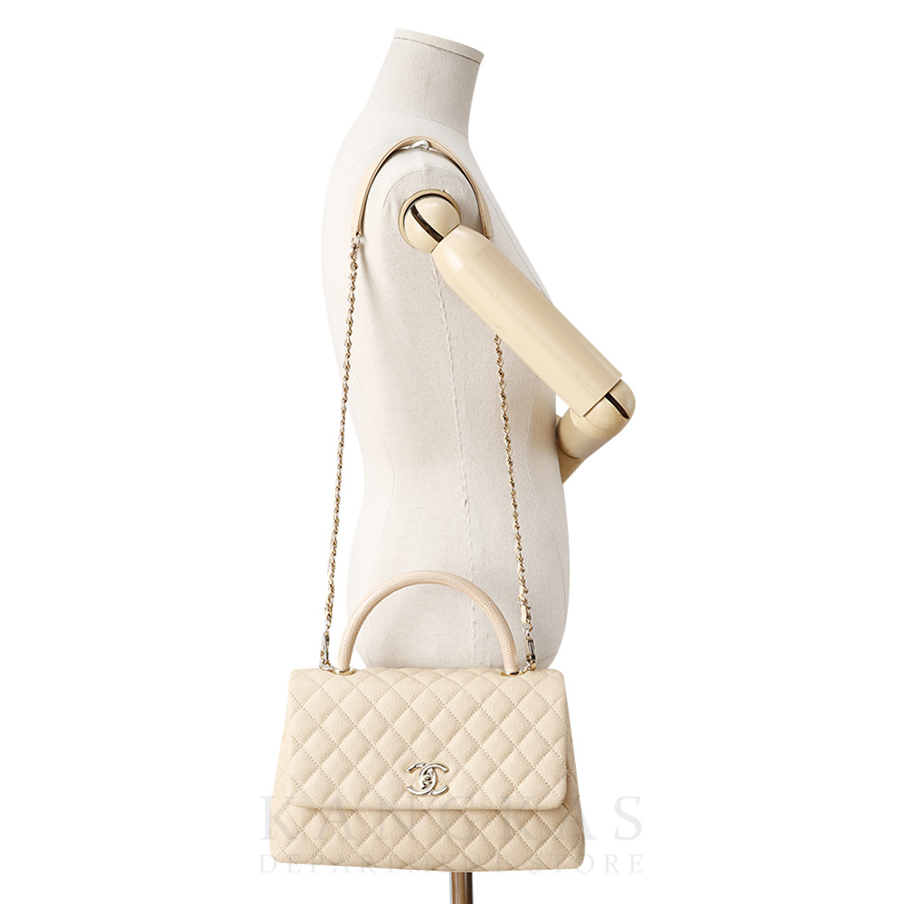 CHANEL(USED)샤넬 캐비어 코코핸들 미듐