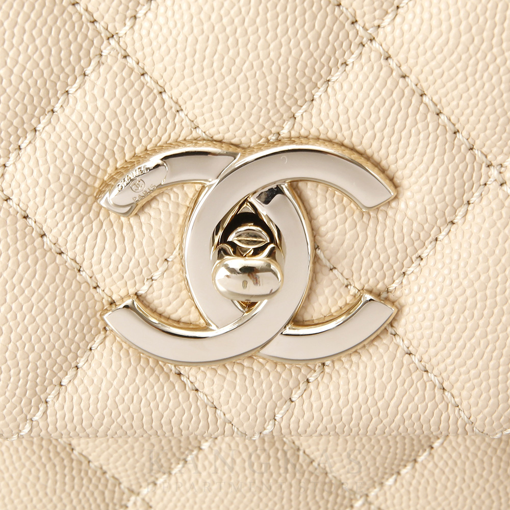CHANEL(USED)샤넬 캐비어 코코핸들 미듐