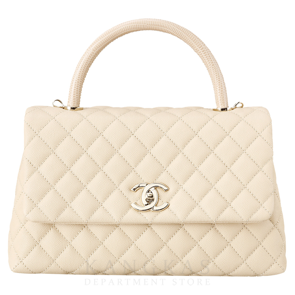 CHANEL(USED)샤넬 캐비어 코코핸들 미듐