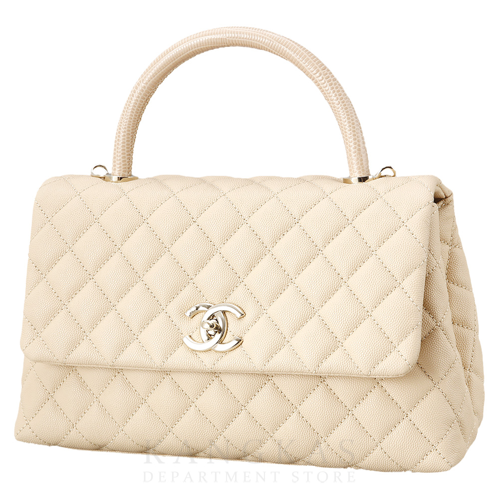 CHANEL(USED)샤넬 캐비어 코코핸들 미듐