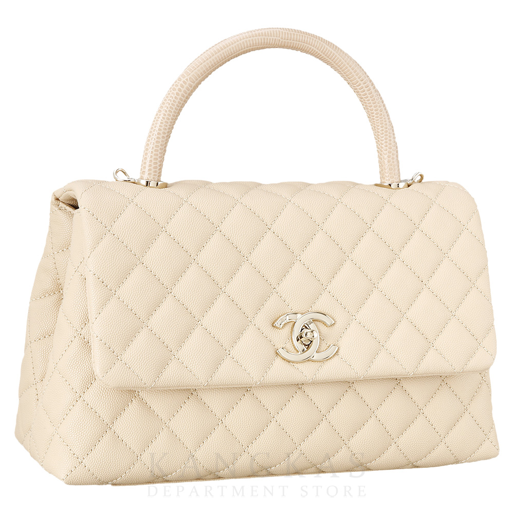 CHANEL(USED)샤넬 캐비어 코코핸들 미듐