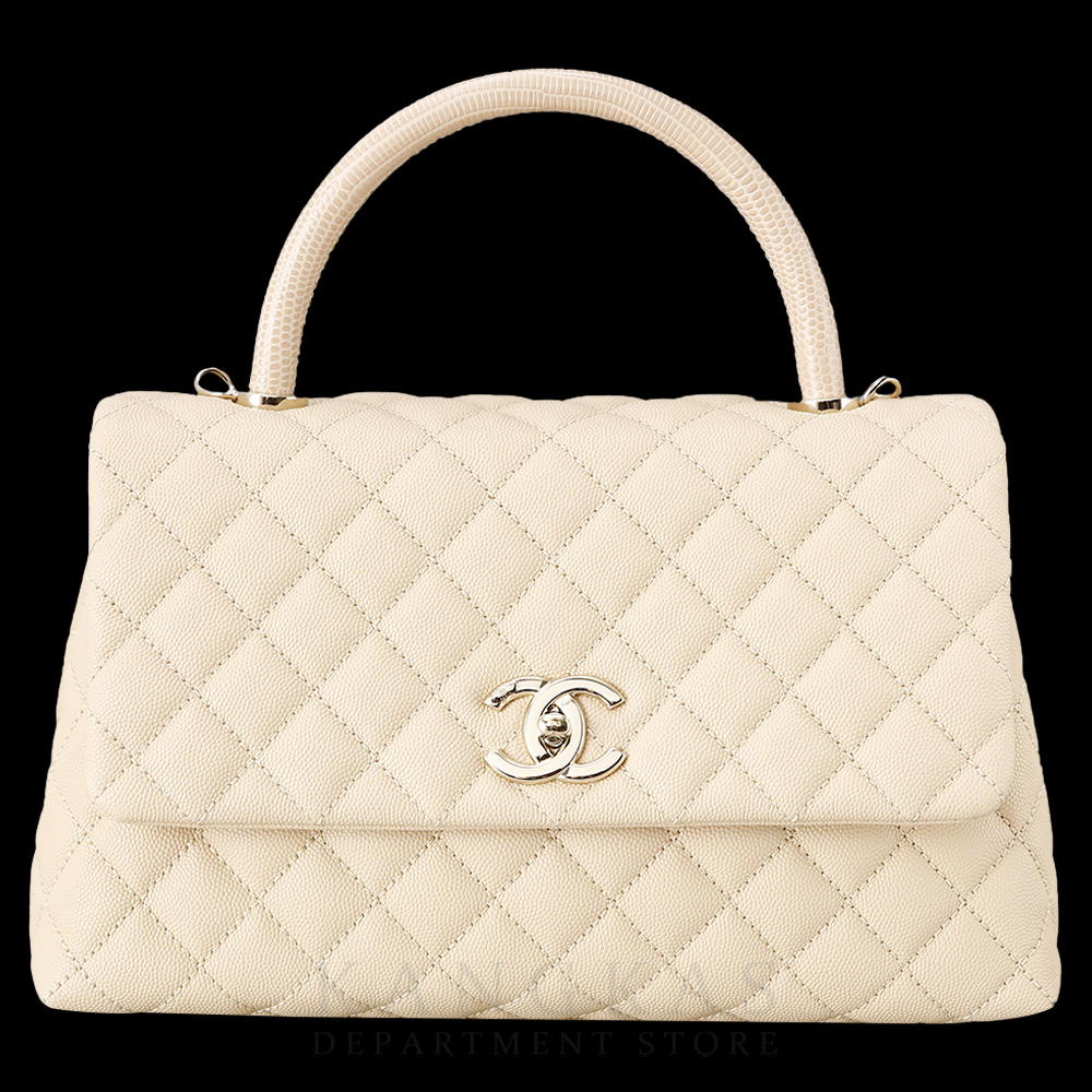 CHANEL(USED)샤넬 캐비어 코코핸들 미듐