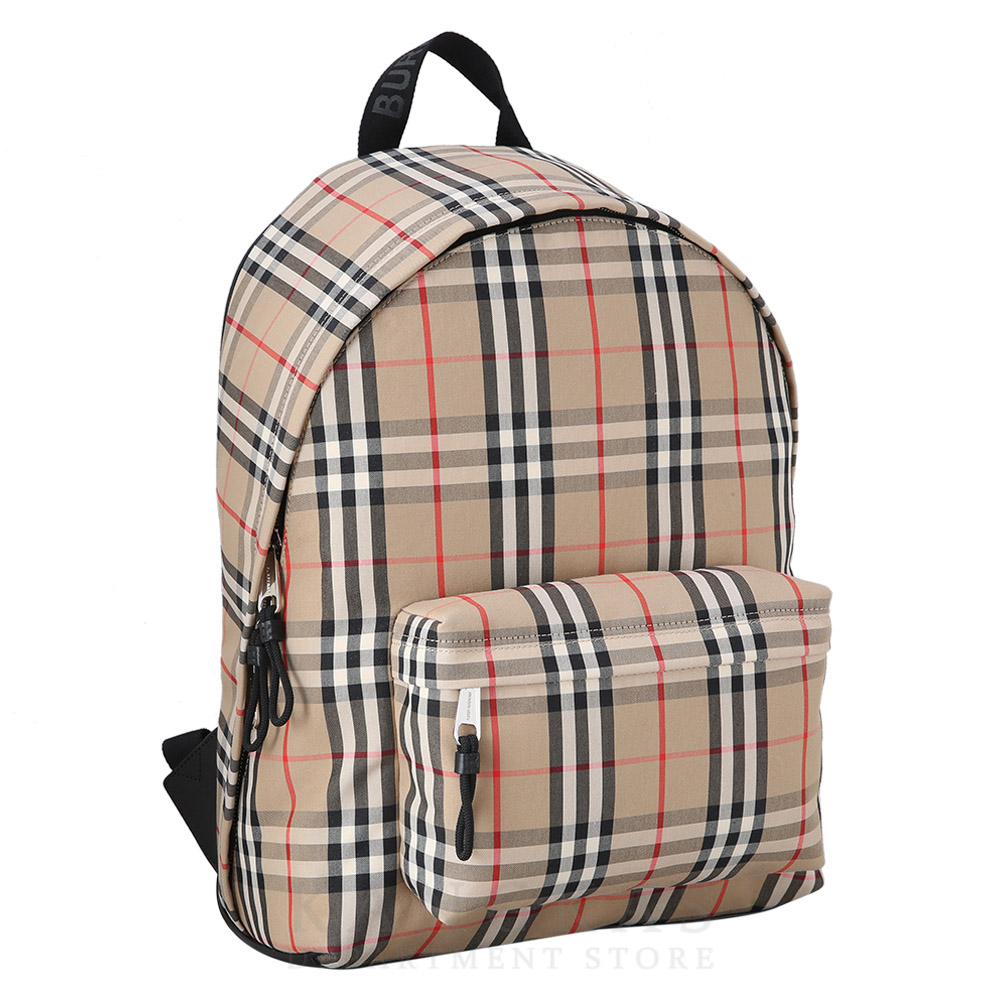 BURBERRY(USED)버버리 빈티지 체크 나일론 백팩