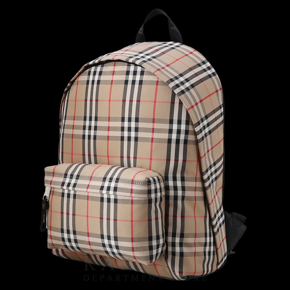 BURBERRY(USED)버버리 빈티지 체크 나일론 백팩