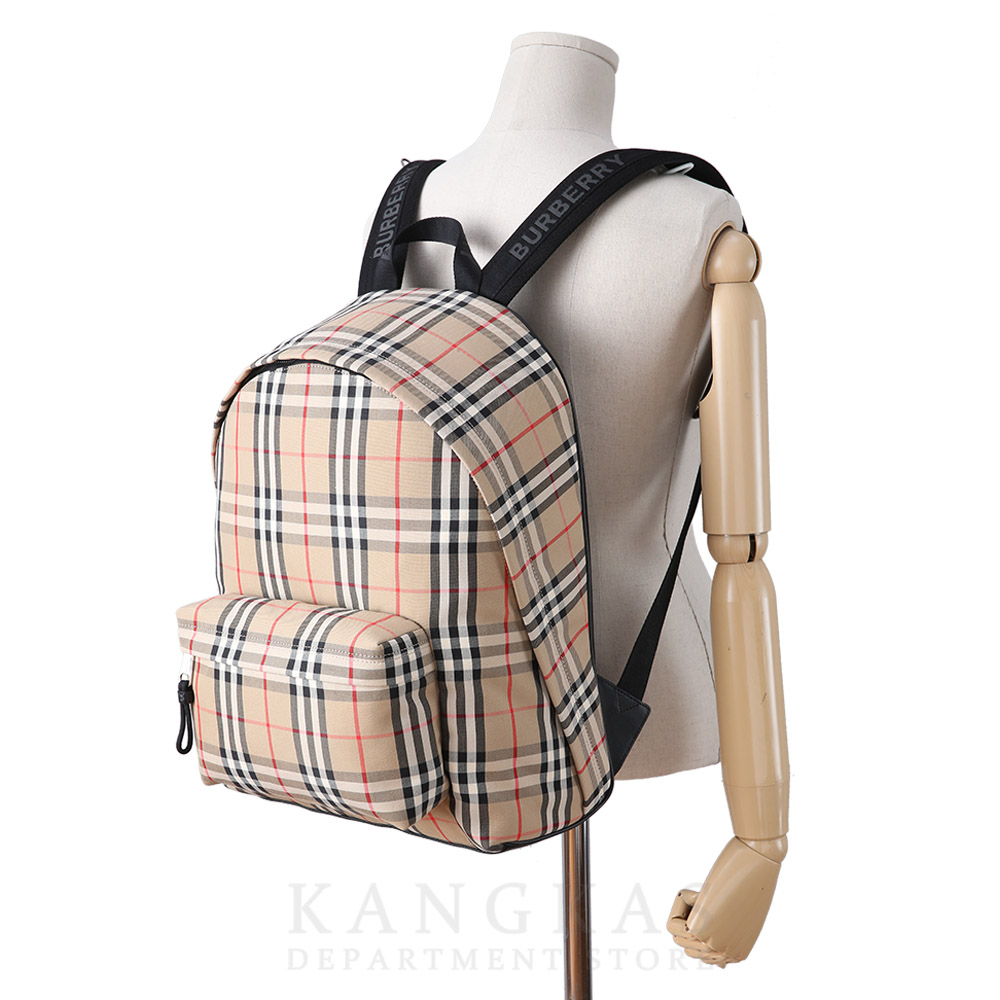 BURBERRY(USED)버버리 빈티지 체크 나일론 백팩