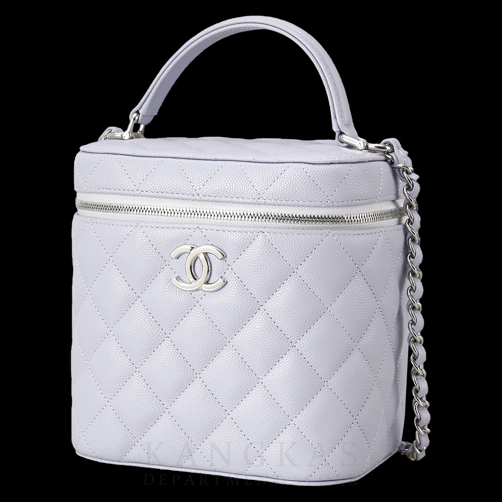 CHANEL(USED)샤넬 캐비어 스몰 코스메틱 케이스