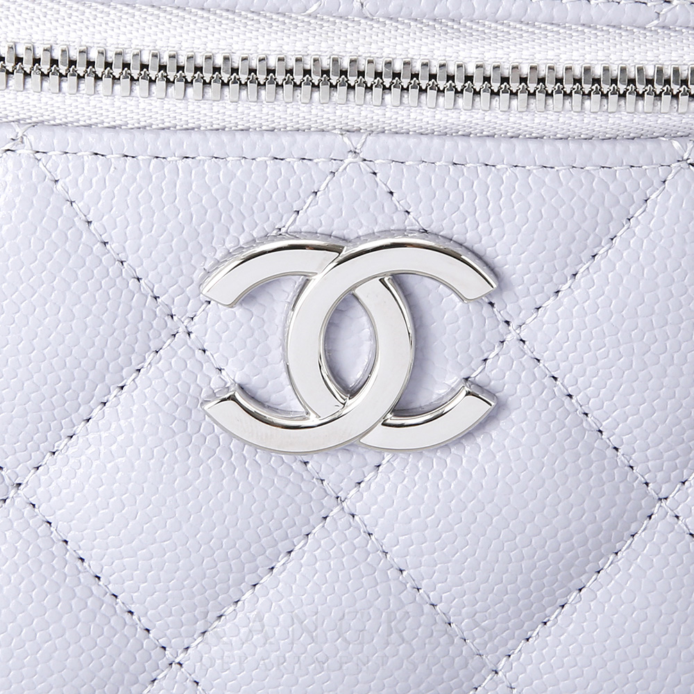 CHANEL(USED)샤넬 캐비어 스몰 코스메틱 케이스