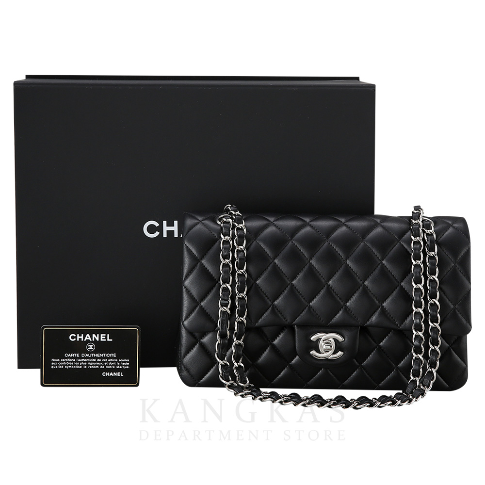 CHANEL(USED)샤넬 램스킨 클래식 미듐 플랩백