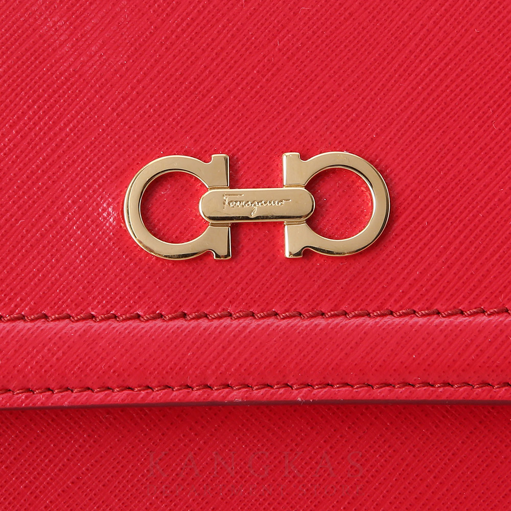 FERRAGAMO(USED)페레가모 간치니 미니 탑 핸들겸 숄더백