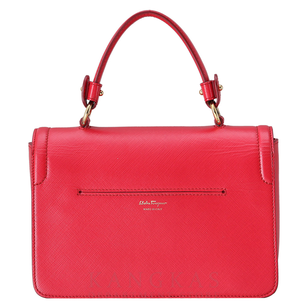 FERRAGAMO(USED)페레가모 간치니 미니 탑 핸들겸 숄더백