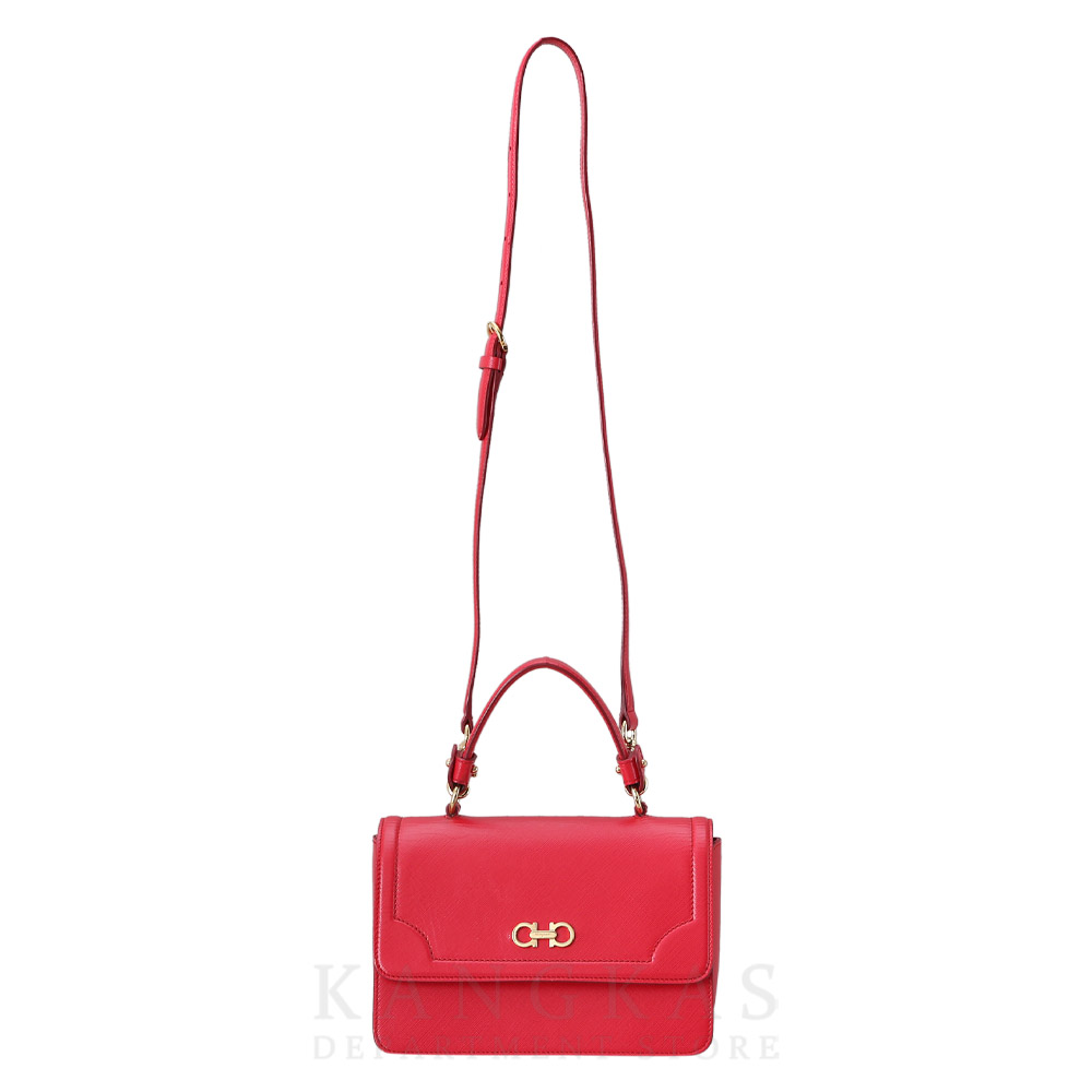 FERRAGAMO(USED)페레가모 간치니 미니 탑 핸들겸 숄더백