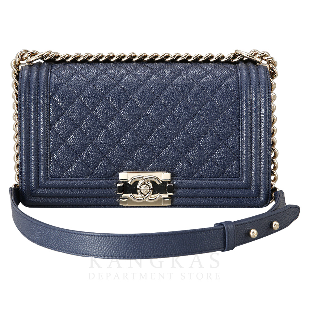 CHANEL(USED)샤넬 보이샤넬 캐비어 미듐