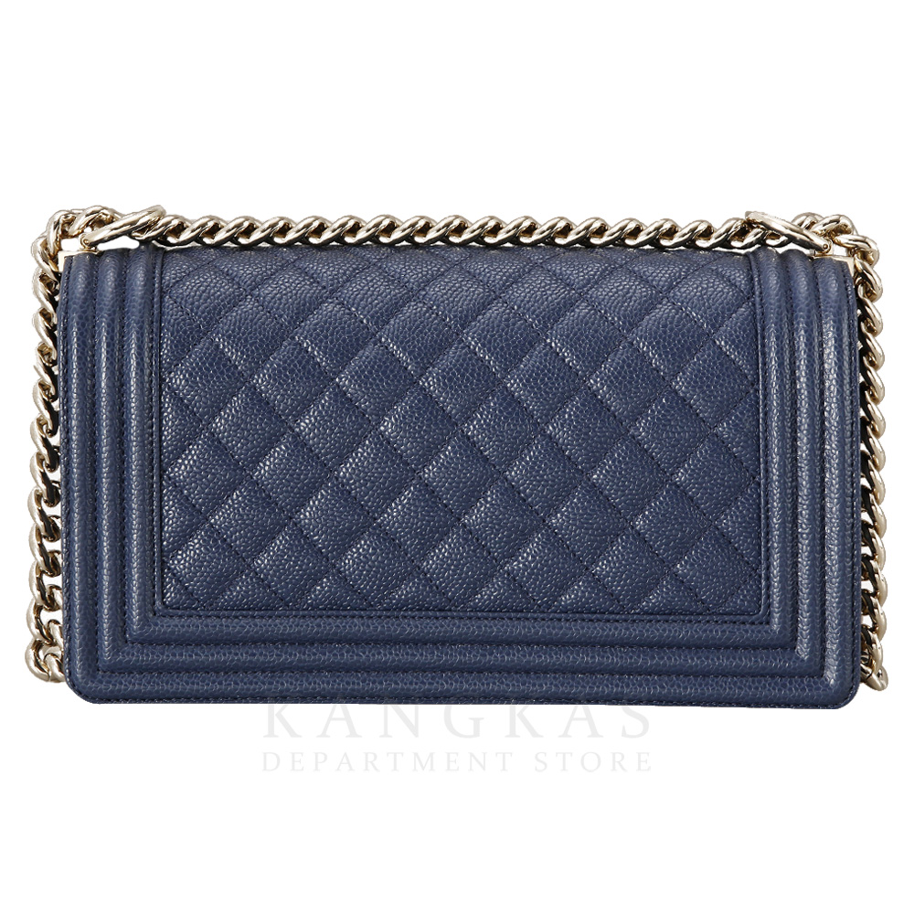 CHANEL(USED)샤넬 보이샤넬 캐비어 미듐