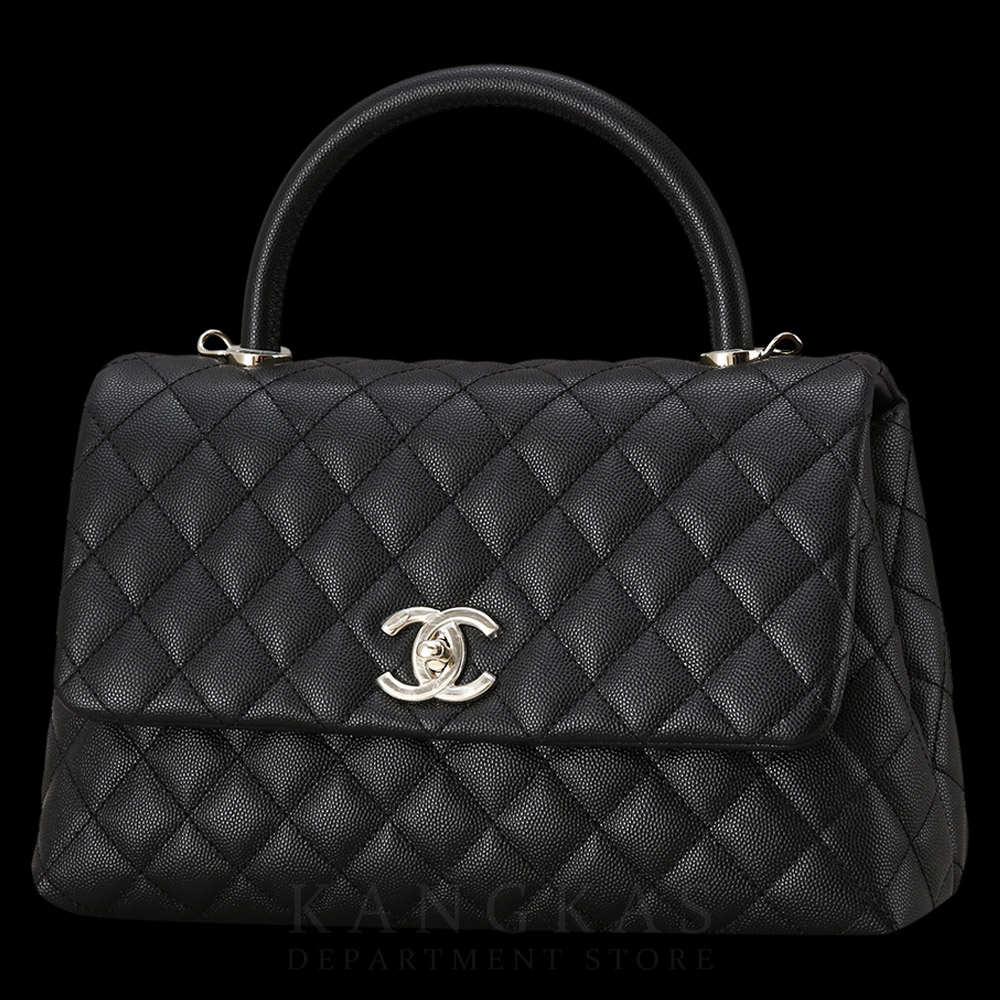 CHANEL(USED)K샤넬 캐비어 코코핸들 미듐