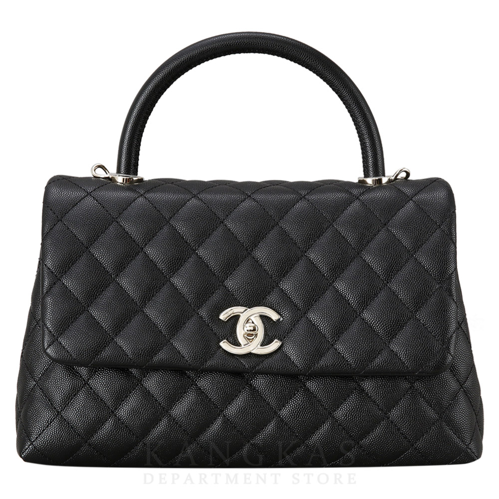 CHANEL(USED)K샤넬 캐비어 코코핸들 미듐