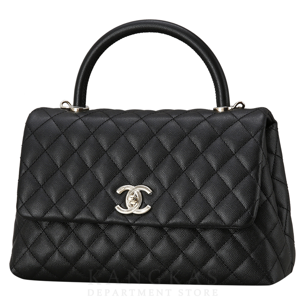 CHANEL(USED)K샤넬 캐비어 코코핸들 미듐