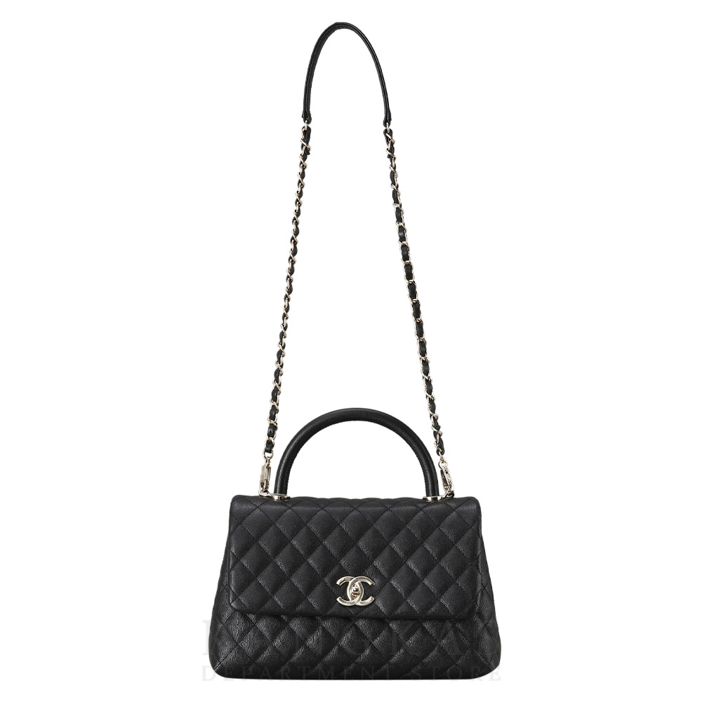 CHANEL(USED)K샤넬 캐비어 코코핸들 미듐