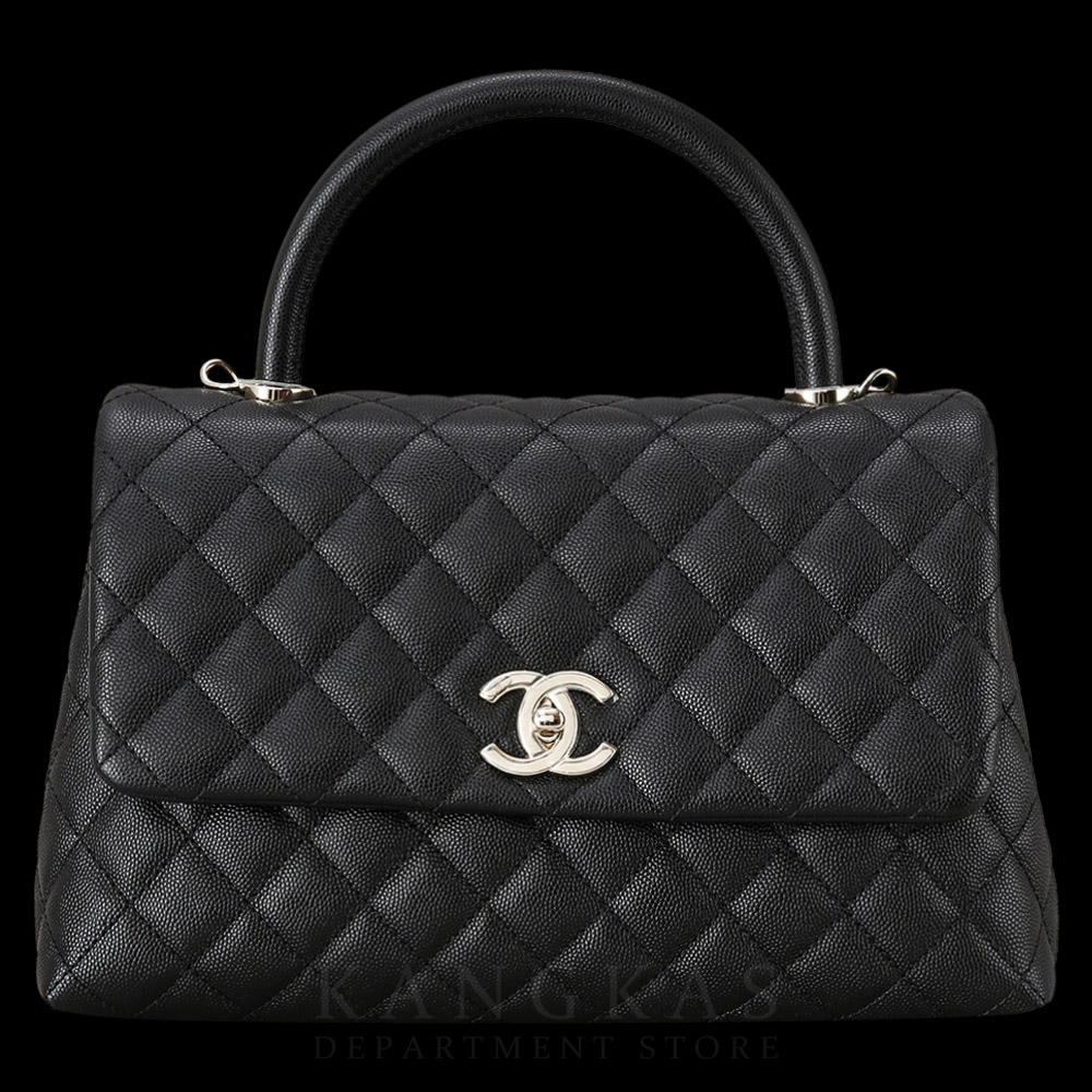CHANEL(USED)K샤넬 캐비어 코코핸들 미듐
