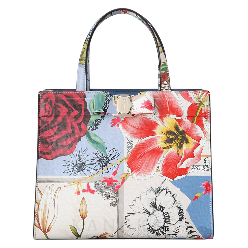 FERRAGAMO(USED)페레가모 시즌 바라 보우 투웨이백